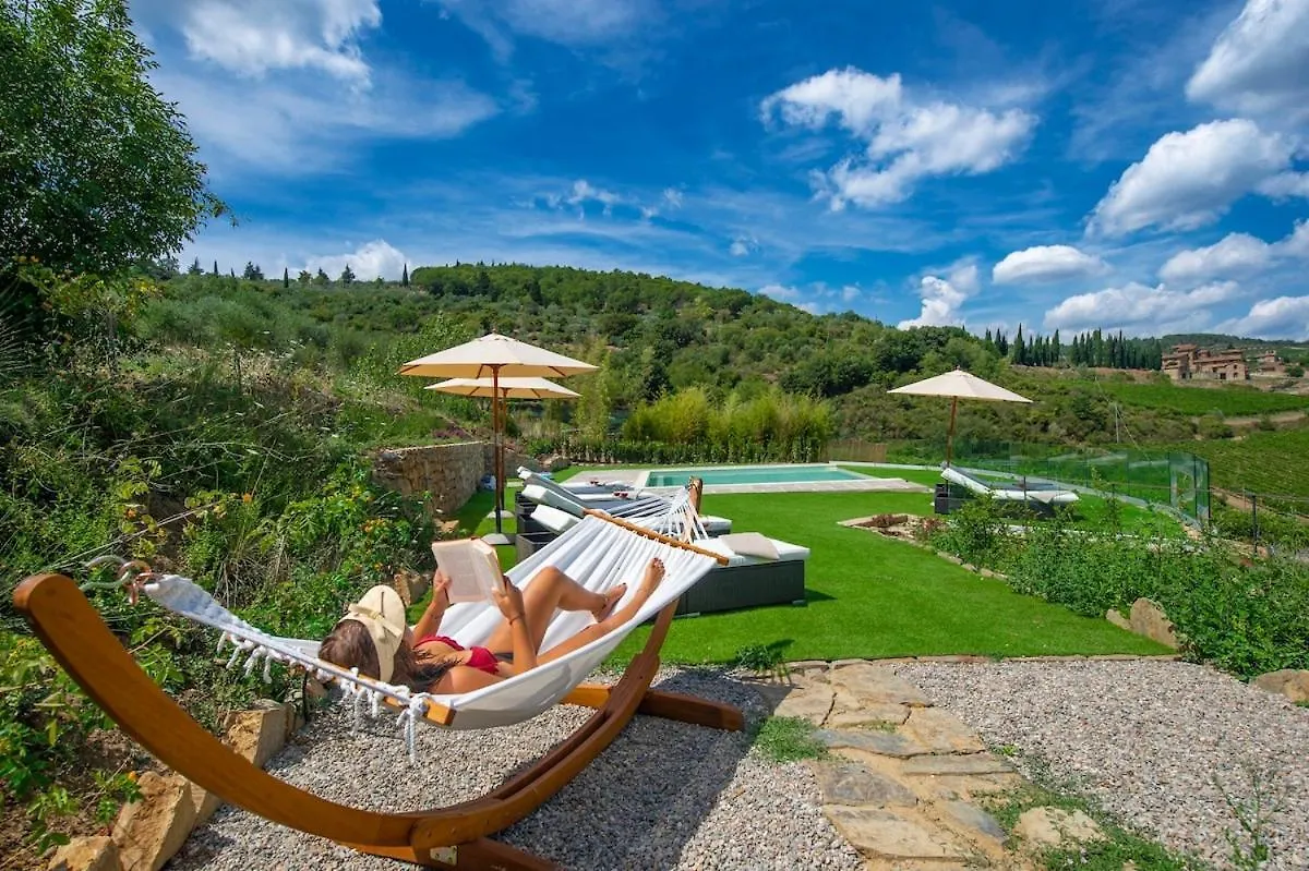 My Exclusive Italy - Chianti'S Villa With Vineyard, Infinity Pool & View بانسانو