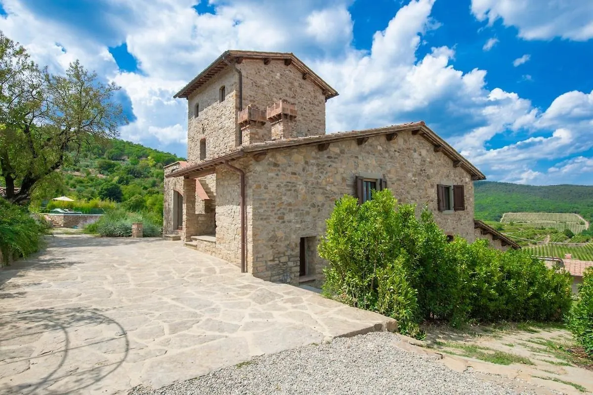 My Exclusive Italy - Chianti'S Villa With Vineyard, Infinity Pool & View بانسانو