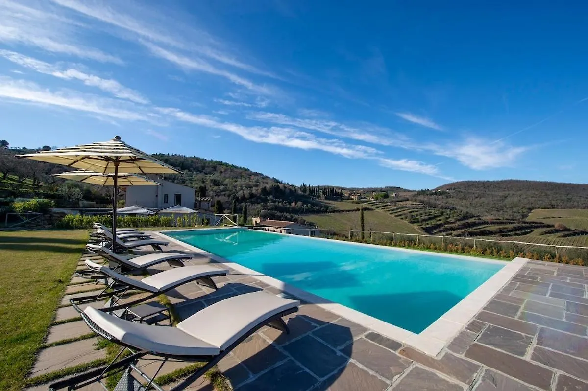 My Exclusive Italy - Chianti'S Villa With Vineyard, Infinity Pool & View بانسانو إيطاليا